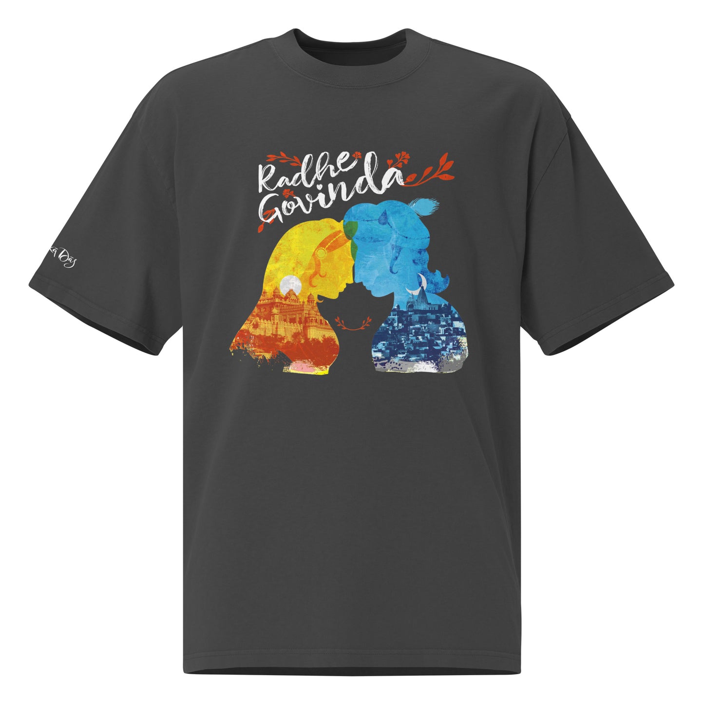 Radhe Govinda | Oversized Faded T-Shirt