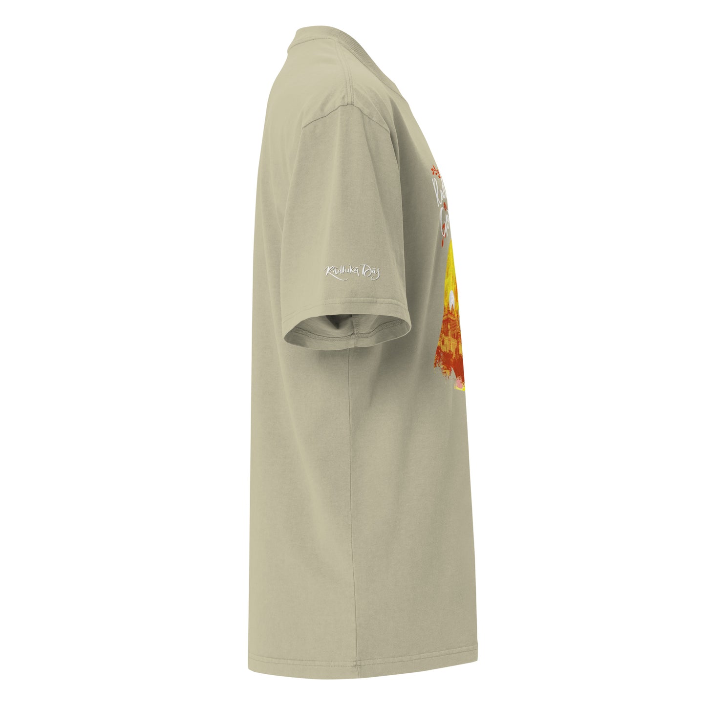 Radhe Govinda | Oversized Faded T-Shirt