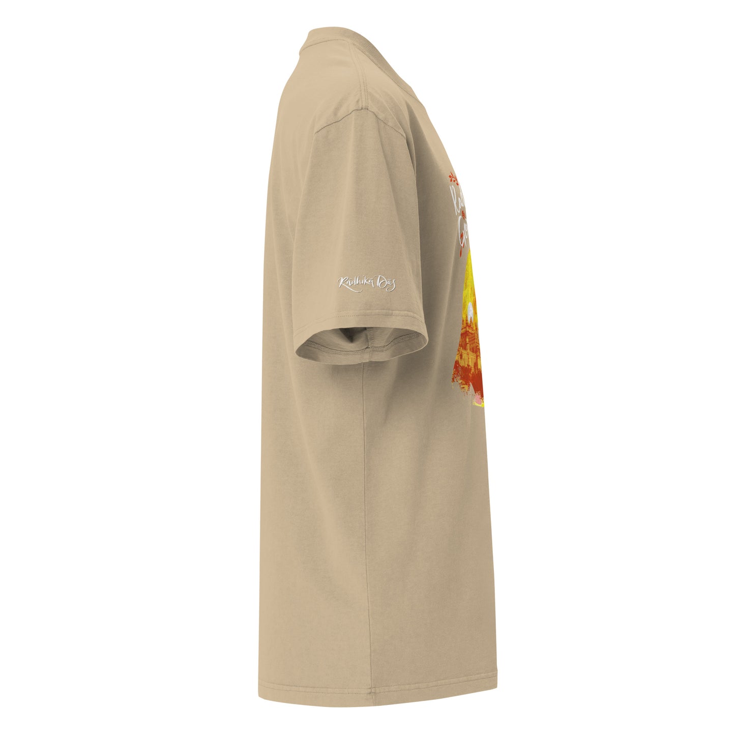 Radhe Govinda | Oversized Faded T-Shirt